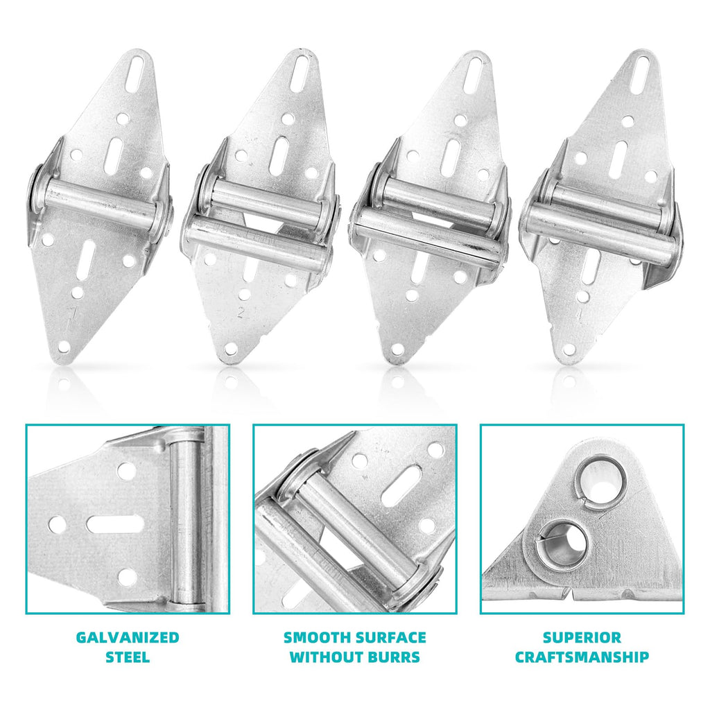 8 Pcs Garage Door Hinges #1#2#3#4