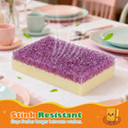 Scrub Sponge, Temperature Responsive Dual-Sided Cleaning Sponges
