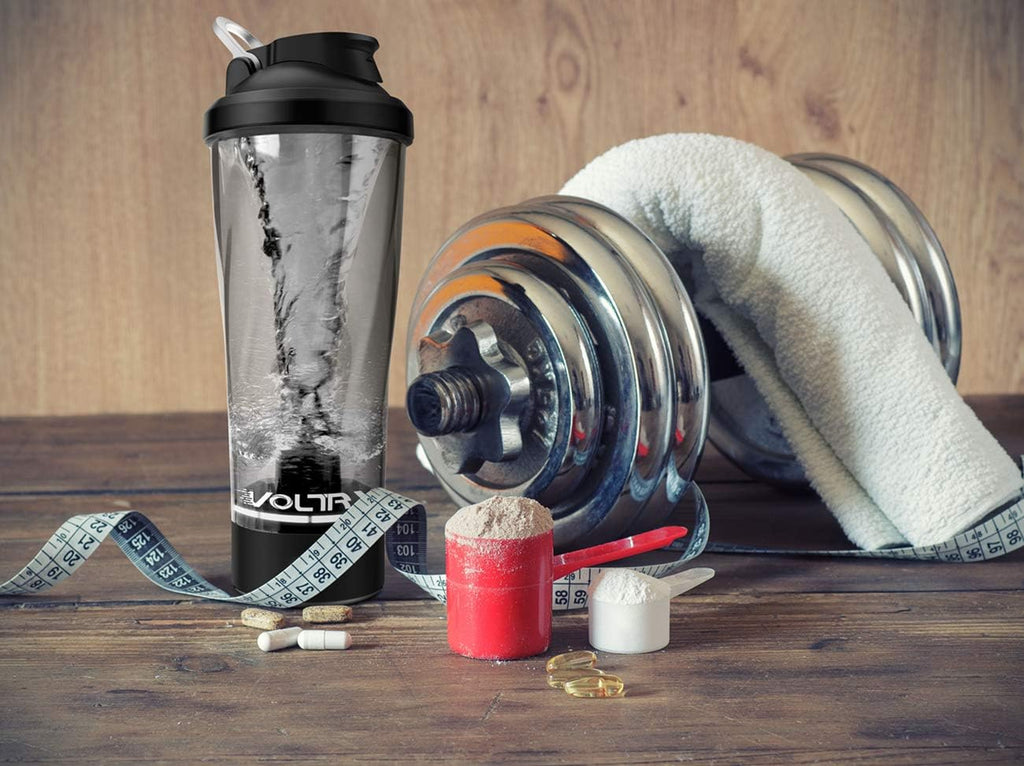 Premium Electric Protein Shaker Bottle, Made with Tritan - BPA Free - 24 oz Vortex Portable Mixer Cup/USB