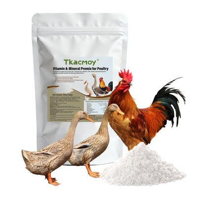 Poultry Probiotics + Vitamins + Minerals Digestive Health & Immune Support Supplement for Chickens, Hens, Turkeys