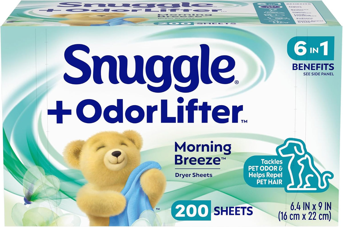 SuperFresh Dryer Sheets, 200 Count, Morning Breeze