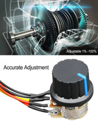 PWM DC Motor Speed Controller 100A Max, DC 10-55V Brush Motor Controller