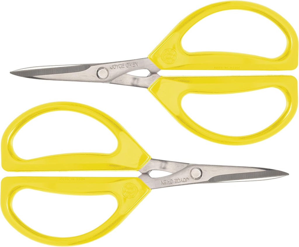 Original Unlimited Kitchen Scissors All Purpose Kitchen Shears With Comfortable Handles, Yellow, 2 Pack