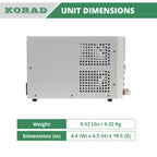 KORAD KA3005P - Programmable Precision Variable Adjustable 30V, 5A DC Linear Power Supply Digital Regulated Lab Grade…