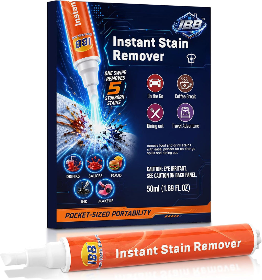 Stain Remover Pen & Stain Stick, Spot Cleaner for Clothes, 5 Count Pack