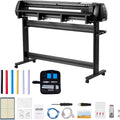 Vinyl Cutter Machine, 53 inch Max Feed Width, Dual Blades, Adjustable Force and Speed, LED Display, Vinyl Plotter