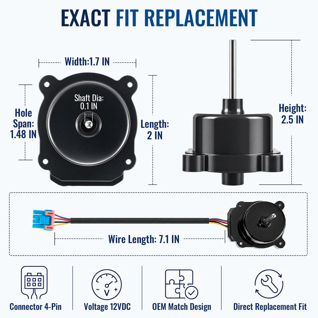 EOEPEZAP EAU65058502 Condenser Fan Motor Replacement for LG Refrigerators