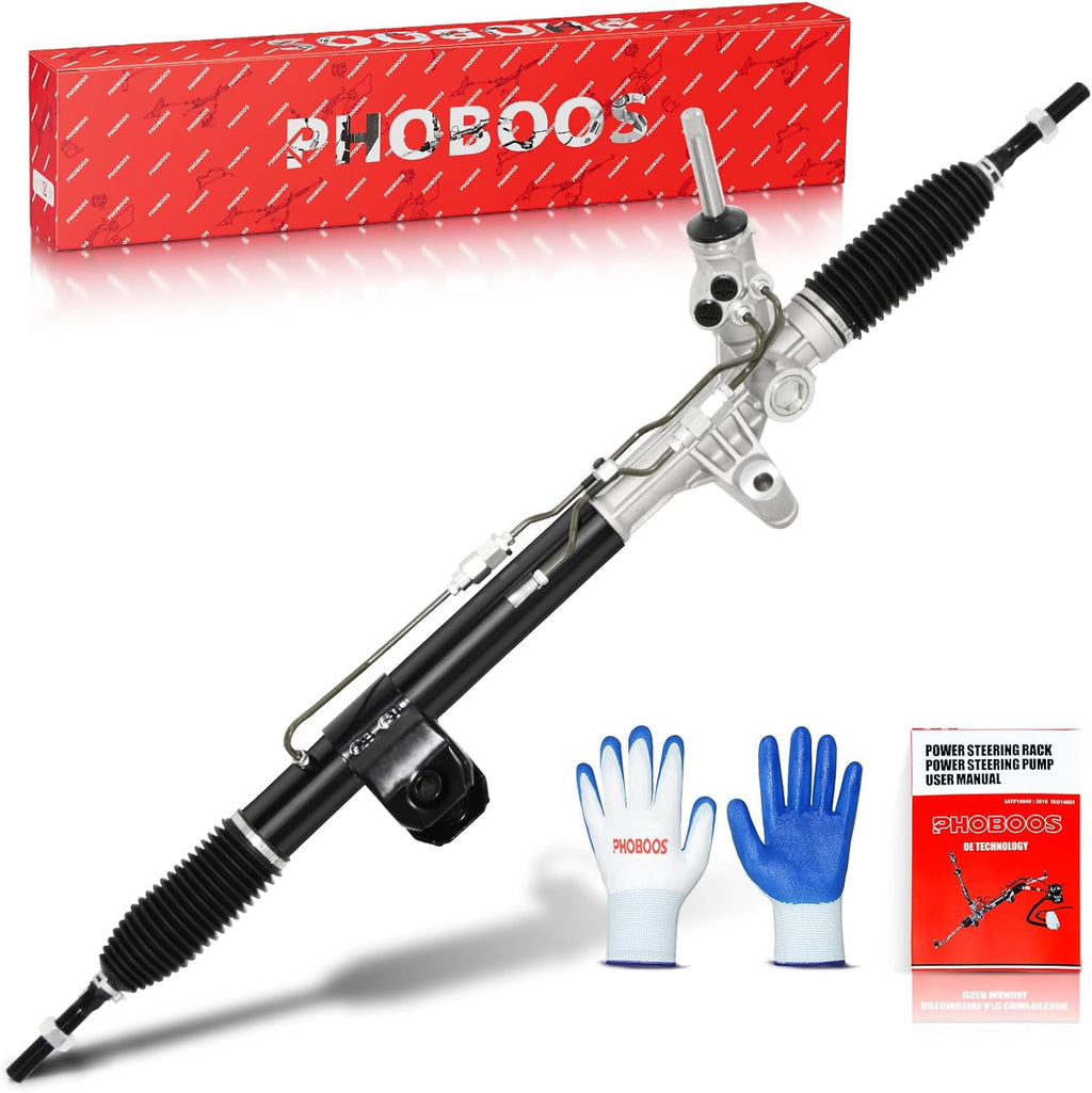 PHOBOOS Hydraulic Power Steering Rack and Pinion Fit for Dodge & Jeep