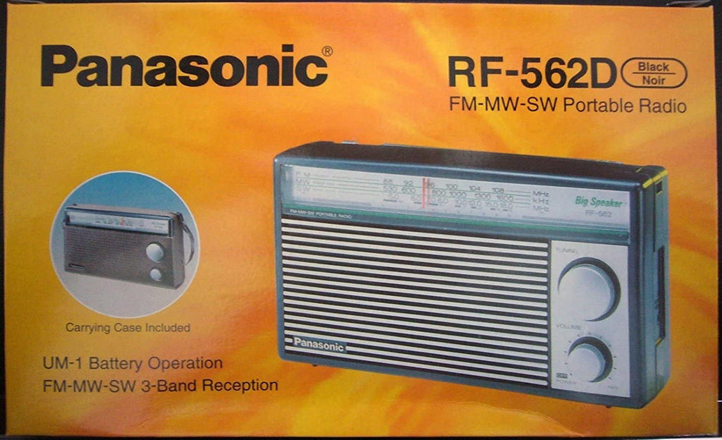 RF-562D AM FM SW Shortwave Transistor Radio - Retro Design (Battery operated)