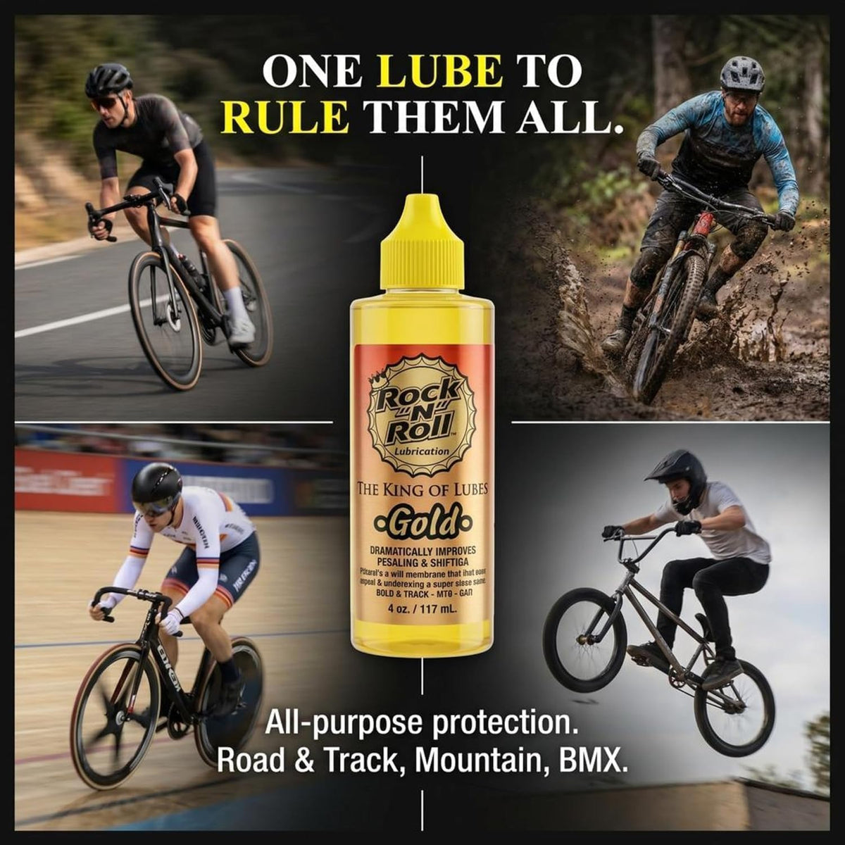 Rock N Roll Gold Chain Lubricant, 4 Ounce (2-Pack)