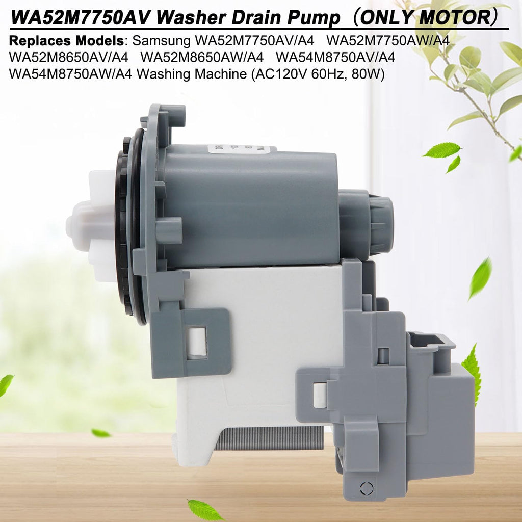 WA52M8650AV/A4 WA52M7750AV/A4 Washer Drain Pump Motor Fit for Samsung