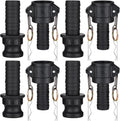 Pangda 4 Sets/ 8 Pcs Polypropylene Camlock Fittings, 1" Type C