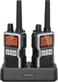 Midd Kacy MK108 Walkie Talkies Long Range, GMRS 2 Way Radio (2 Pack) | 60 Channel, 121 Privacy Codes, Waterproof