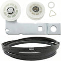 279640 & W10837240 & 661570 Dryer Idler Pulley Kit and Dryer Drum Belt – Compatible with Whirlpool May-tag Kenmore
