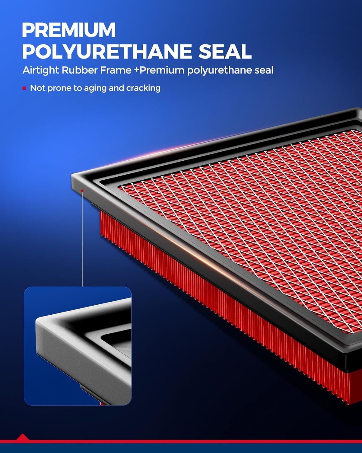 CA10755 CF11183 Engine & Cabin Air Filter for Jeep, Dodge | for Jeep Grand Cherokee 2014-2021 3.6L/5.7L/6.4L