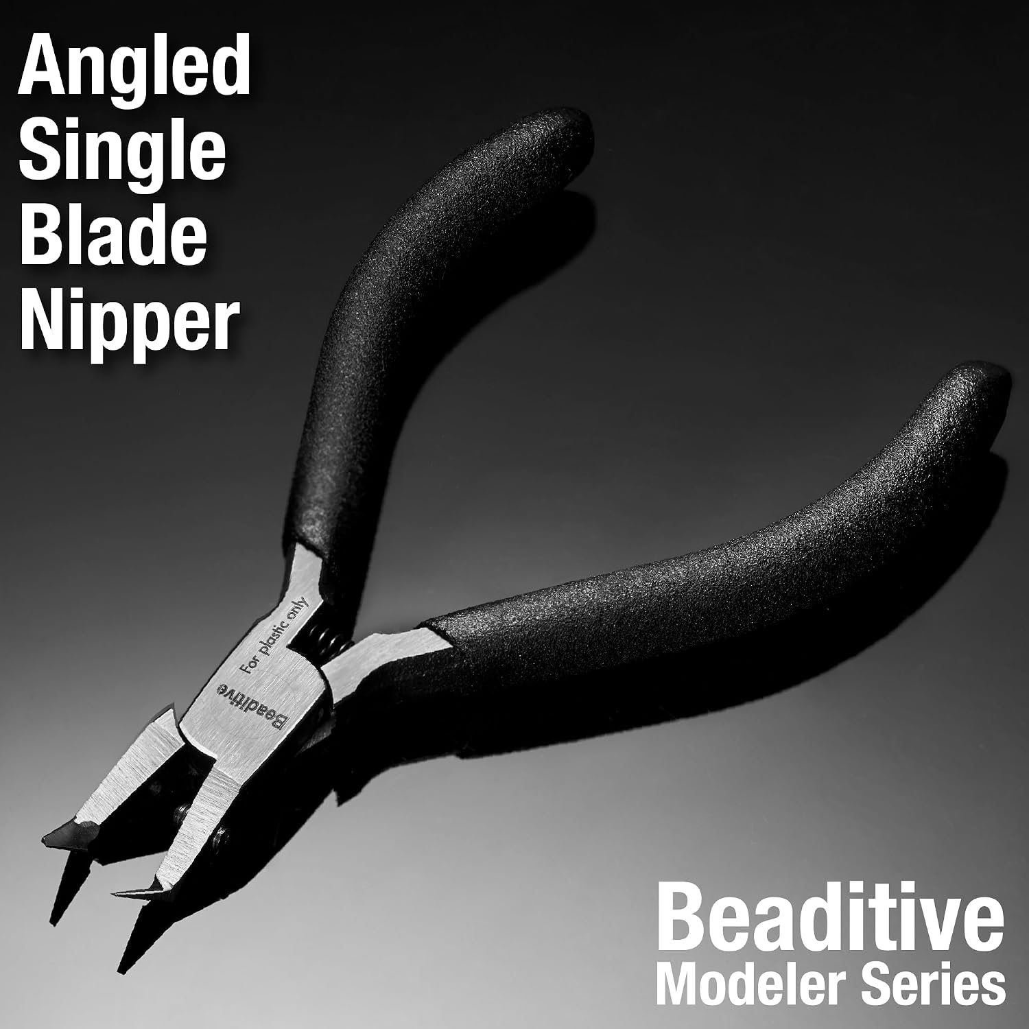 Single Blade Nipper for Plastic Model - Plastic Sprue Cutter - Gunpla, Gundam Model, Scale Model Building (Angled)