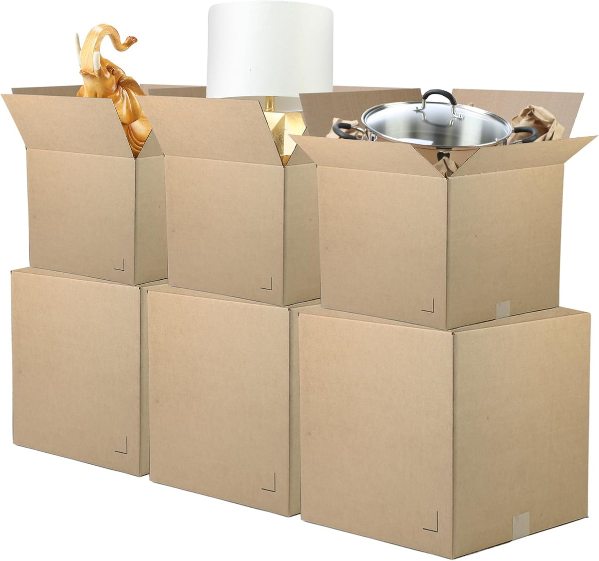 Moving Boxes 10-Pack Large | 18x18x18 inch