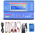 B6 Battery Charger 80W Mini Lipo Balance Charger/Discharger with Power Supply for LiPo/Li-ion/Life(1-6s) NiMH/NiCd