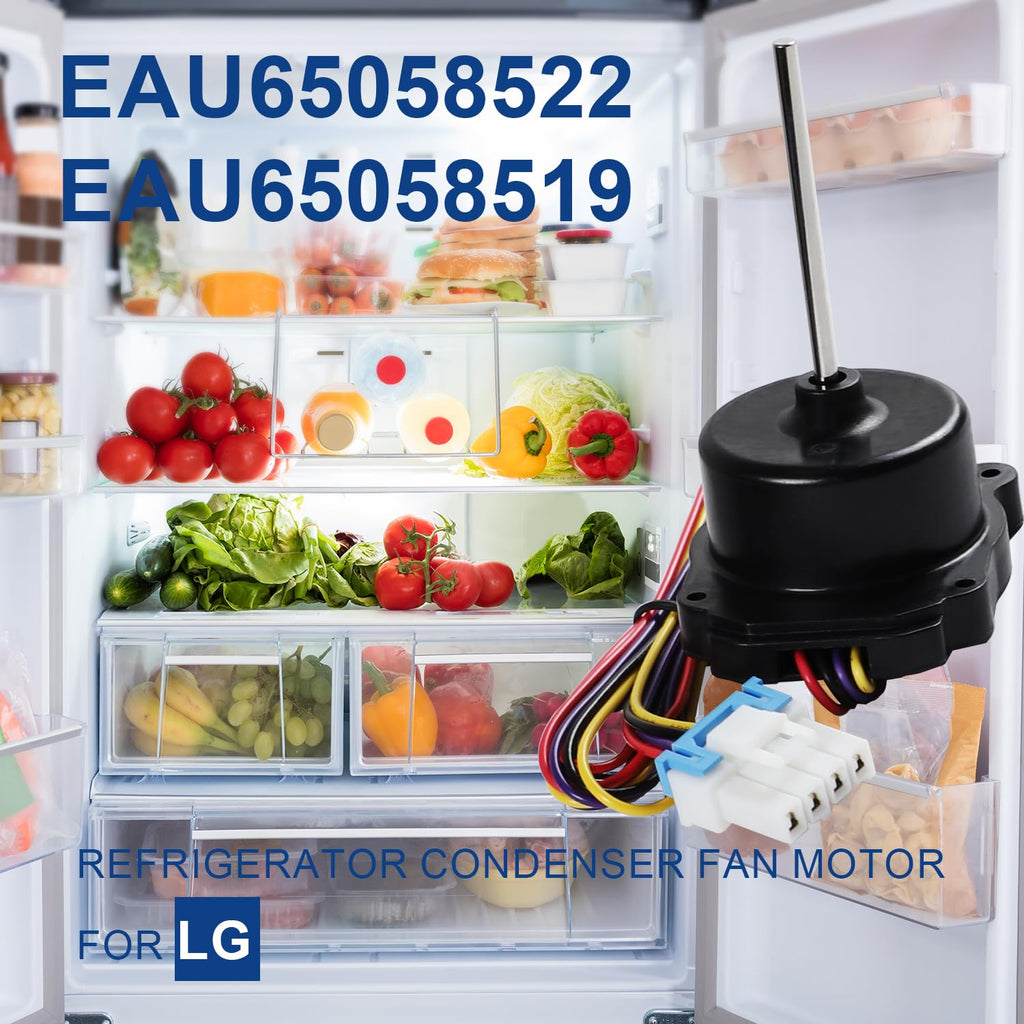 EAU65058522 RFD3410A122A Refrigerator Evaporator Fan Motor Assembly for LG