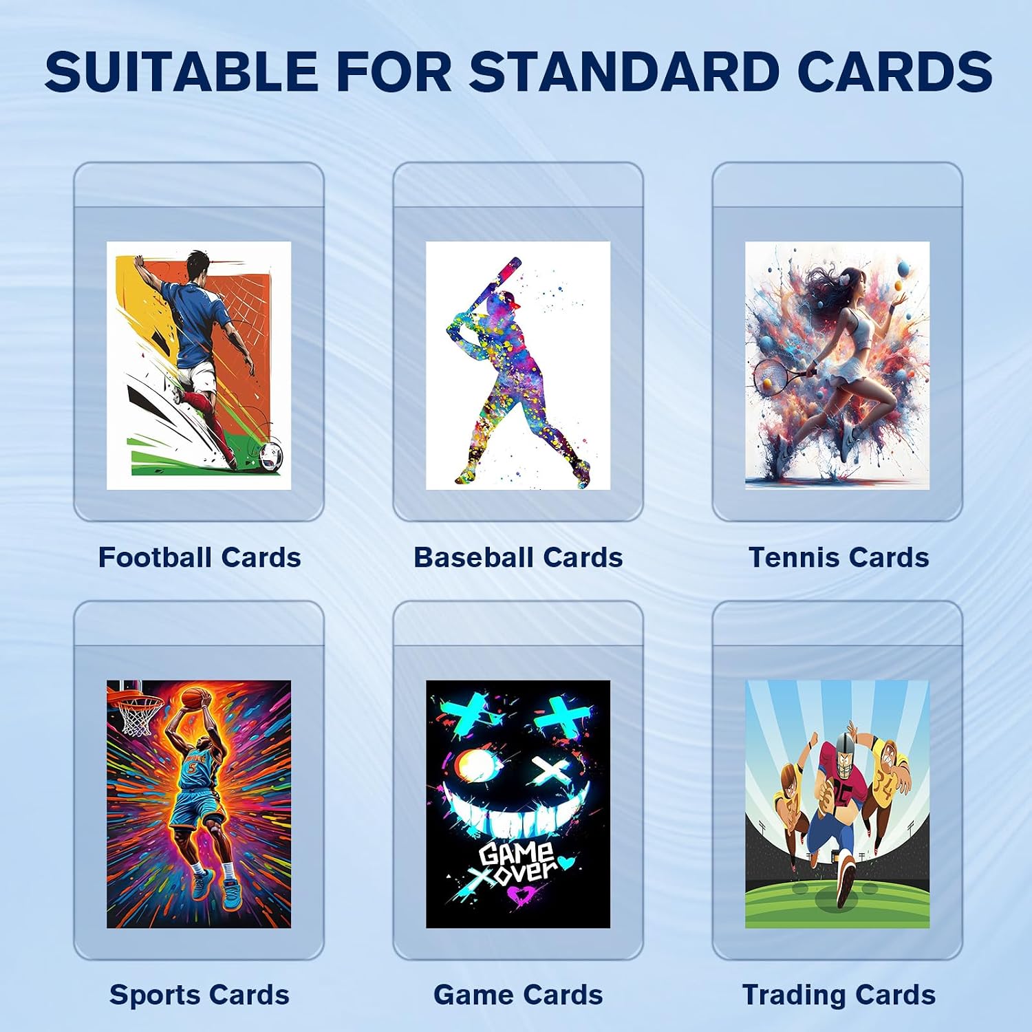 300ct Semi Rigid Card Holders & Penny Sleeves - Card Savers for Grading | High-volume CaProtection for Grading