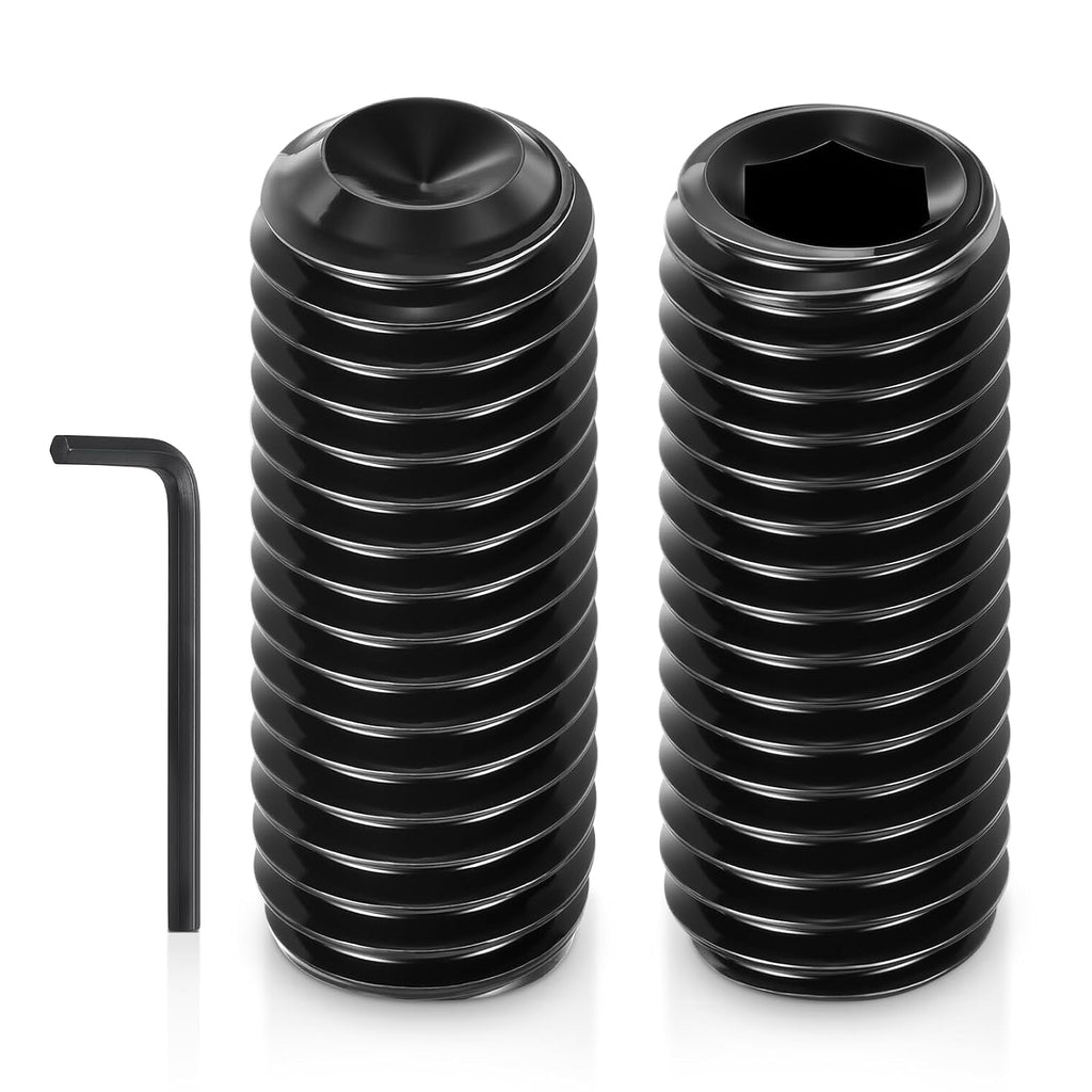 10Pcs Cup Point Socket Set Screws-M10-1.5x25 Carbon Steel