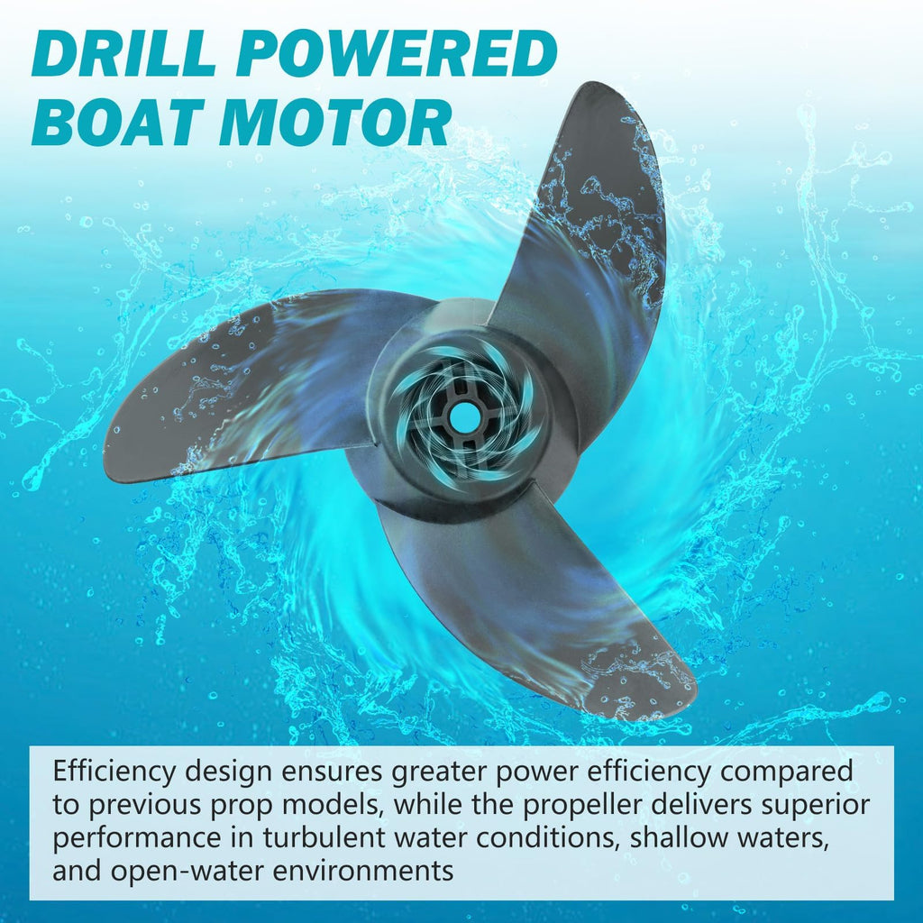 Trolling Motor Propeller 3 Blade for Motorguide Machete III Propeller