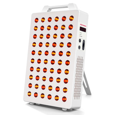 Red Light Therapy, 630/660/810/830/850nm 5 Wavelengths Red Near Infrared Light Device with 60 Dual Chip Clinical