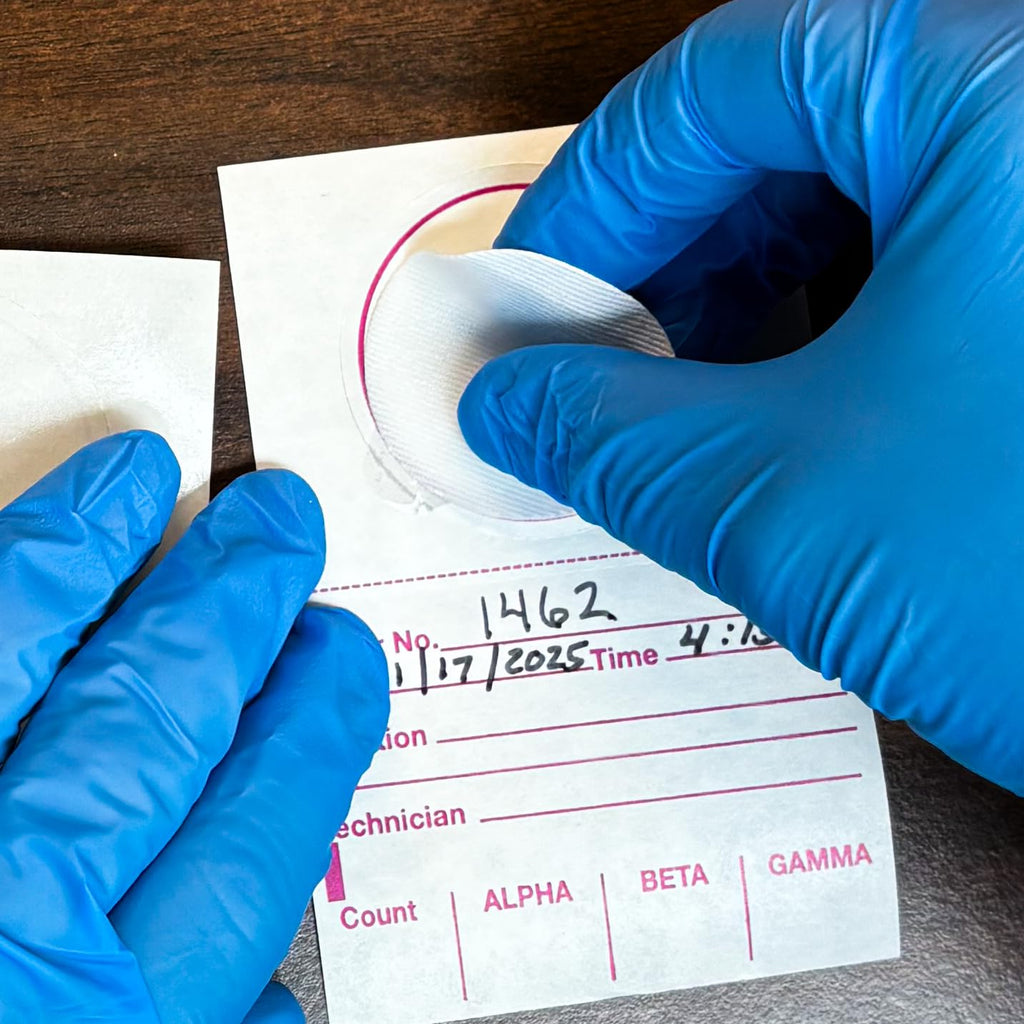 Radiation Smear Wipes for Testing