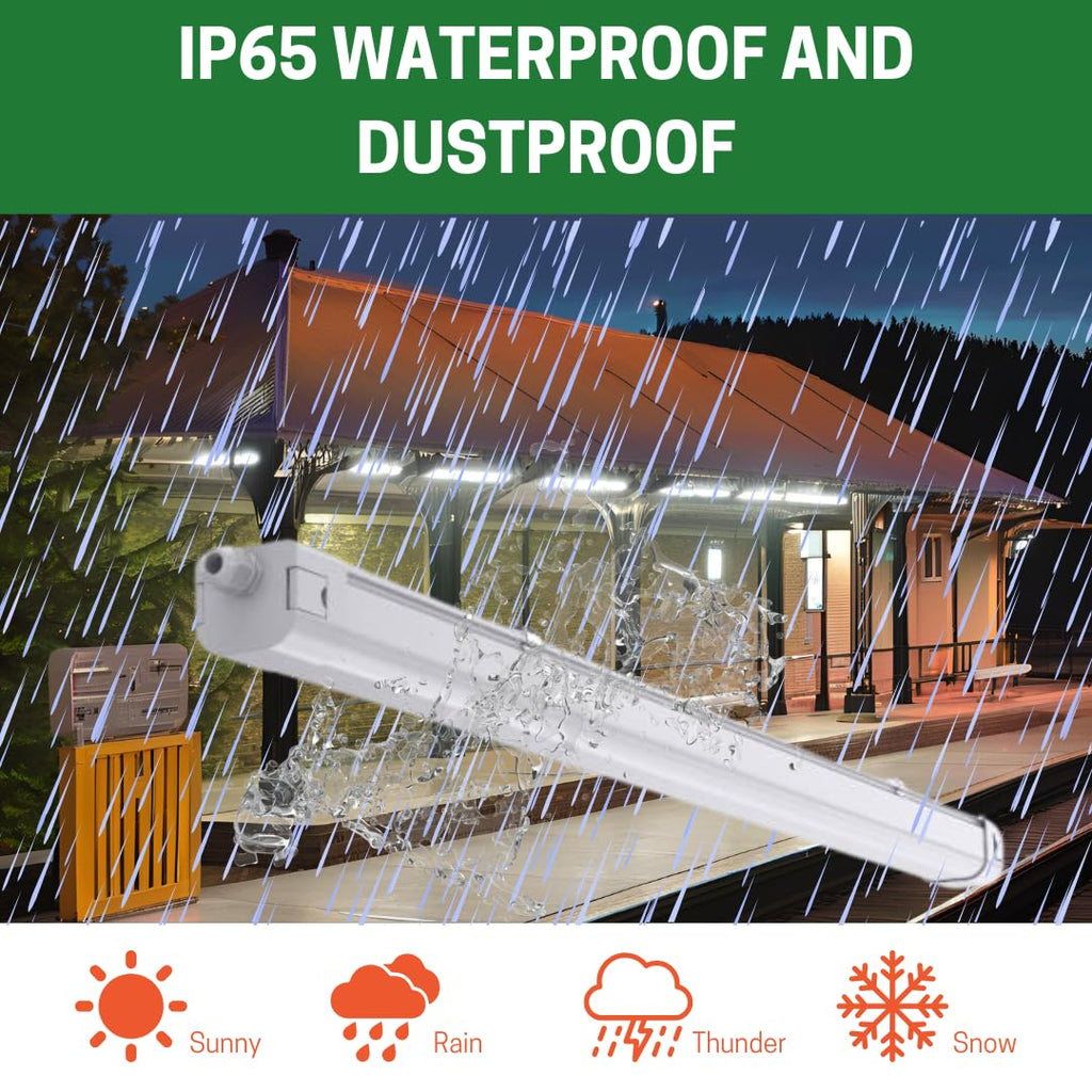Tri Proof LED Light, 4ft LED Shop Light, IP65 Waterproof