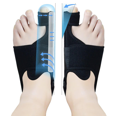 1 Pair Foot Bunion Corrector for Women & Men, Night Bunion Splint, Big Toe Straightener, Foot Gear Bunion Brace for