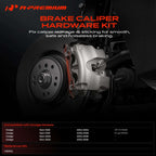 A-Premium Front Disc Brake Hardware Kit Compatible with Dodge Models