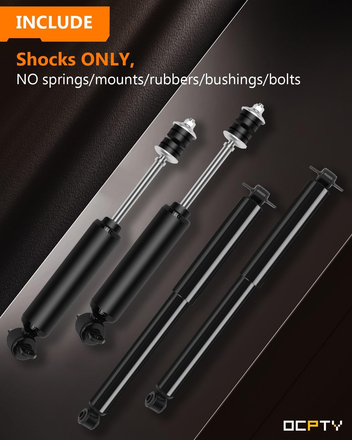 OCPTY Front Rear Shocks Struts for Chevy Blazer 1995-2005 344040 344041 RWD