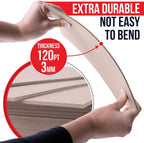 9" x 12" Kraft Pasted Chipboard Sheets, Extra-Thick 120 Pt, Bundle of 16