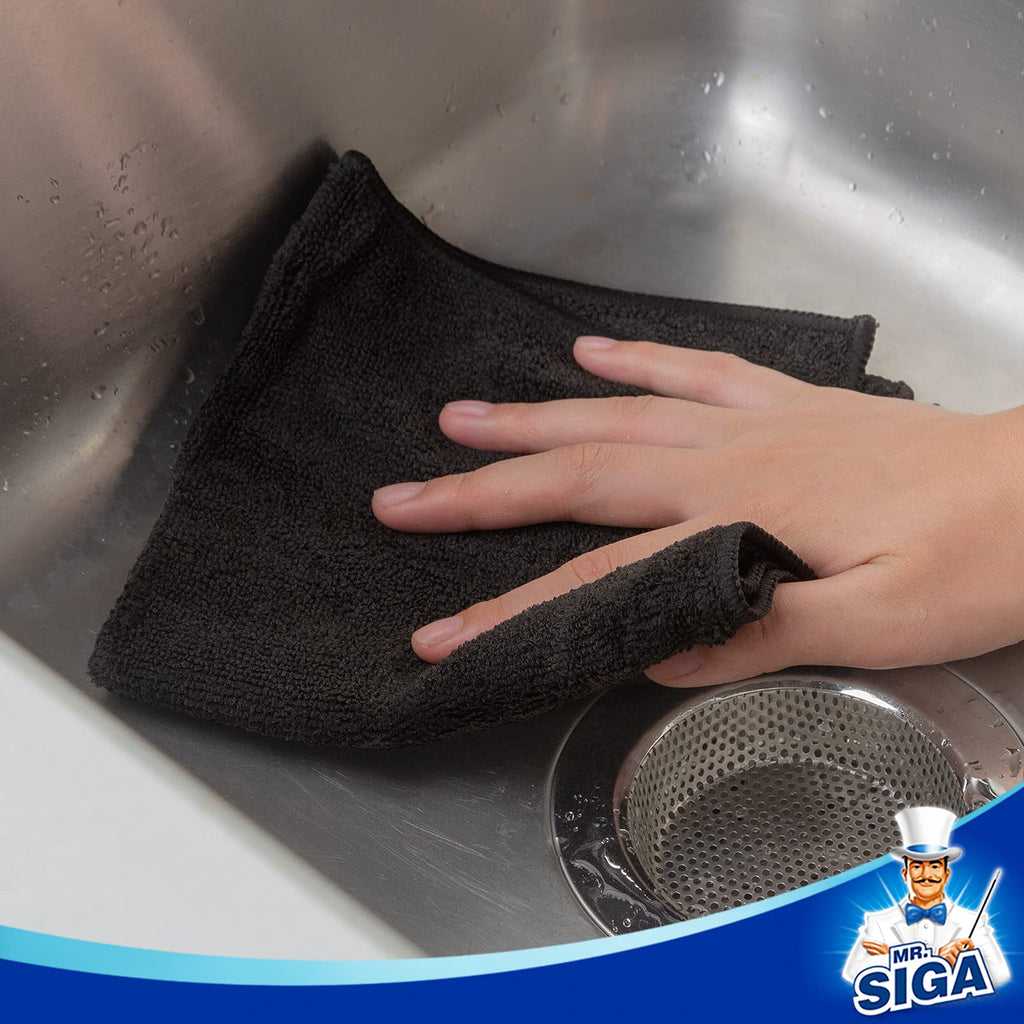 Microfiber Cleaning Cloths, Streak Free Microfiber Towels, 12 Pack