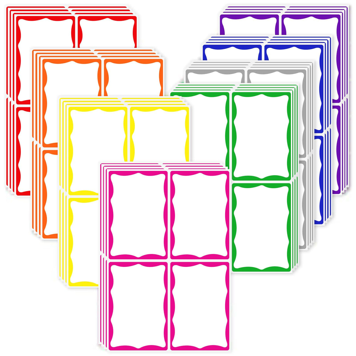 6 x 4 inch Large Moving Labels for Boxes, Packing Labels Stickers for Moving Color Coded Blank Labels Stickers