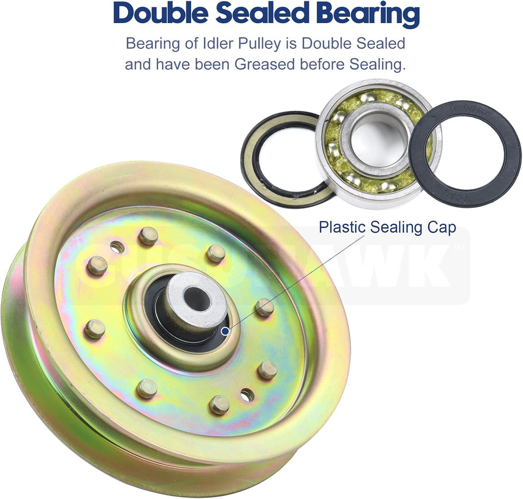 01004101 Idler Pulley Replaces 02004447 756-04400 539976688