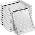 12 Pack Perforated Baking Sheet Pans 13" X 18" Stainless Steel