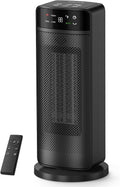 1500W Space Heaters for Indoor Use,PTC Ceramic Electric Heater with Remote | Fast Heating,ECO,59-95°F Digital