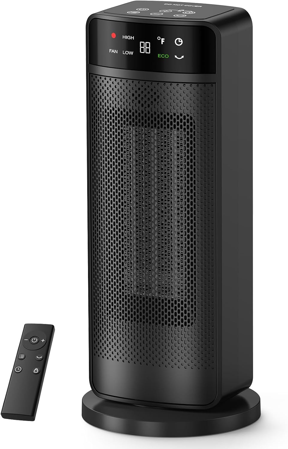 1500W Space Heaters for Indoor Use,PTC Ceramic Electric Heater with Remote | Fast Heating,ECO,59-95°F Digital