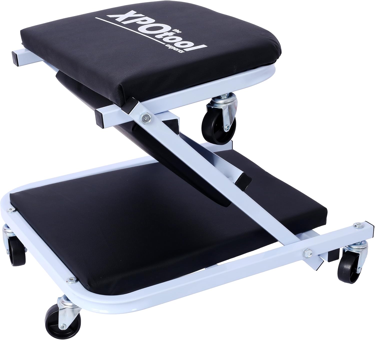 Mechanic Creeper, Creeper Seat, Steel Mechanic Stool, 2 in 1 Garage Creeper, 36 Inch Low Profile with 6 Casters