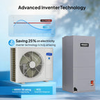 36000 BTU Ducted Central Air Conditioner with Heat Pump & Inverter