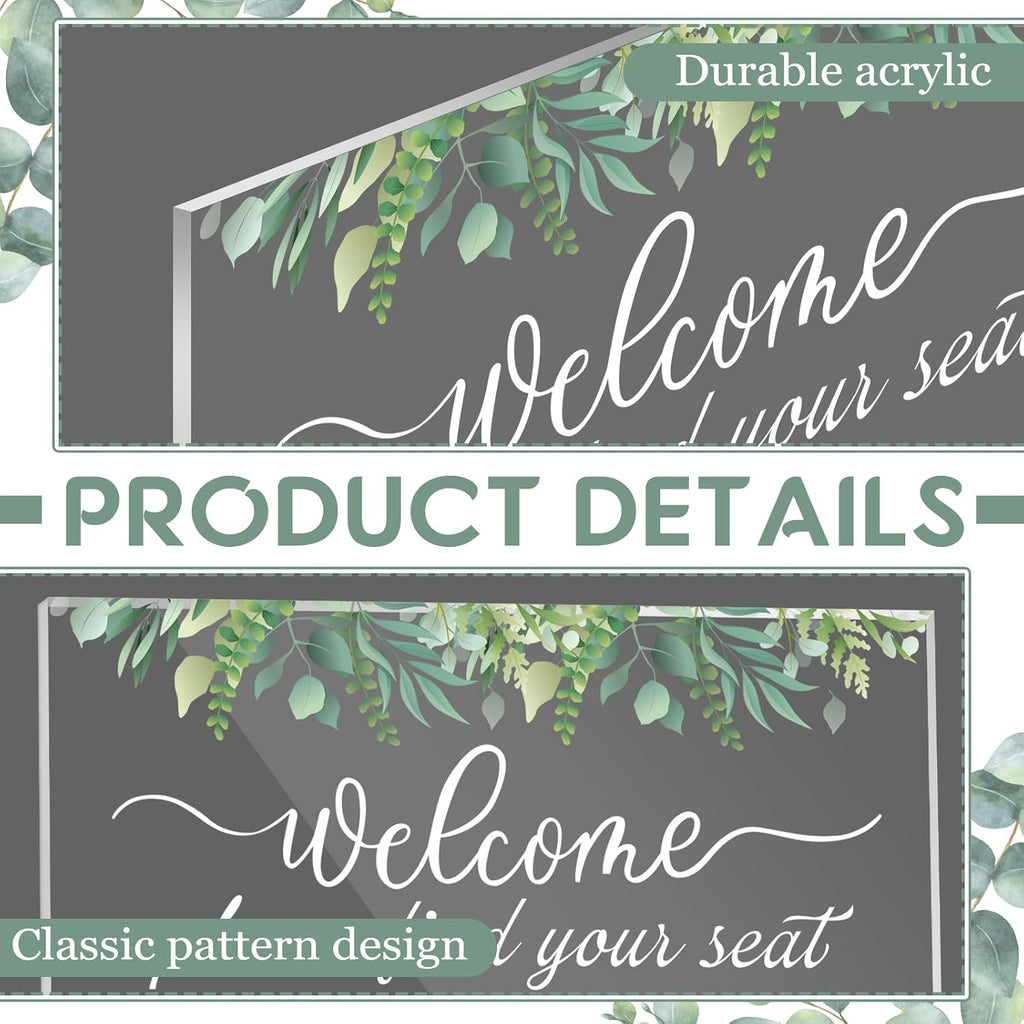 Wedding Seating Chart Board Display 24x18 Welcome Please Find Your Seat Acrylic Table Seating Chart Board for Wedding
