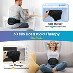 Ice Pack for Back Pain Relief, 2Pcs, Sciatica Brace Reusable Gel