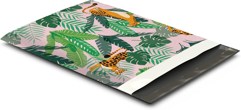 10x13 (100) Cheetahs Designer Poly Mailers Shipping Envelopes Premium Printed Bags