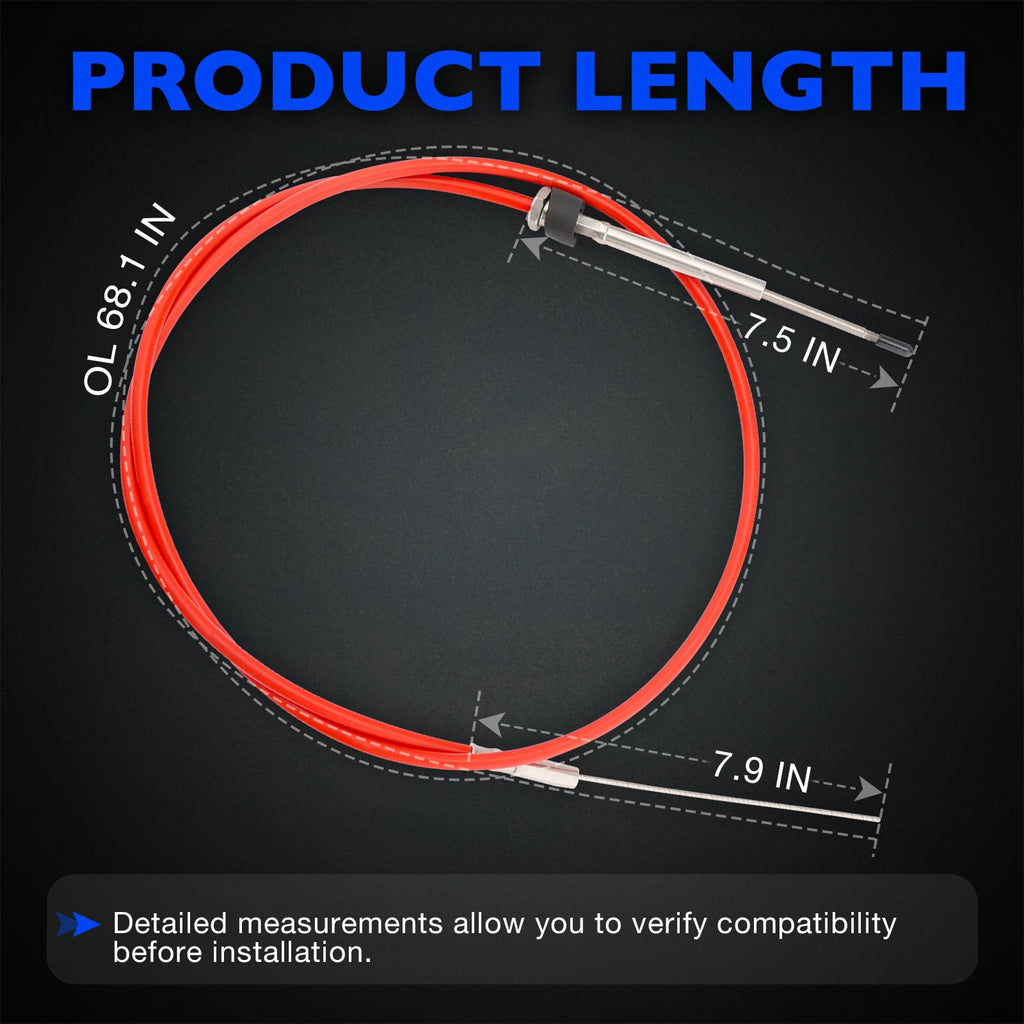 987661 Lower Shift Cable Kit Fit for OMC Cobra Sterndrive 1988-1993