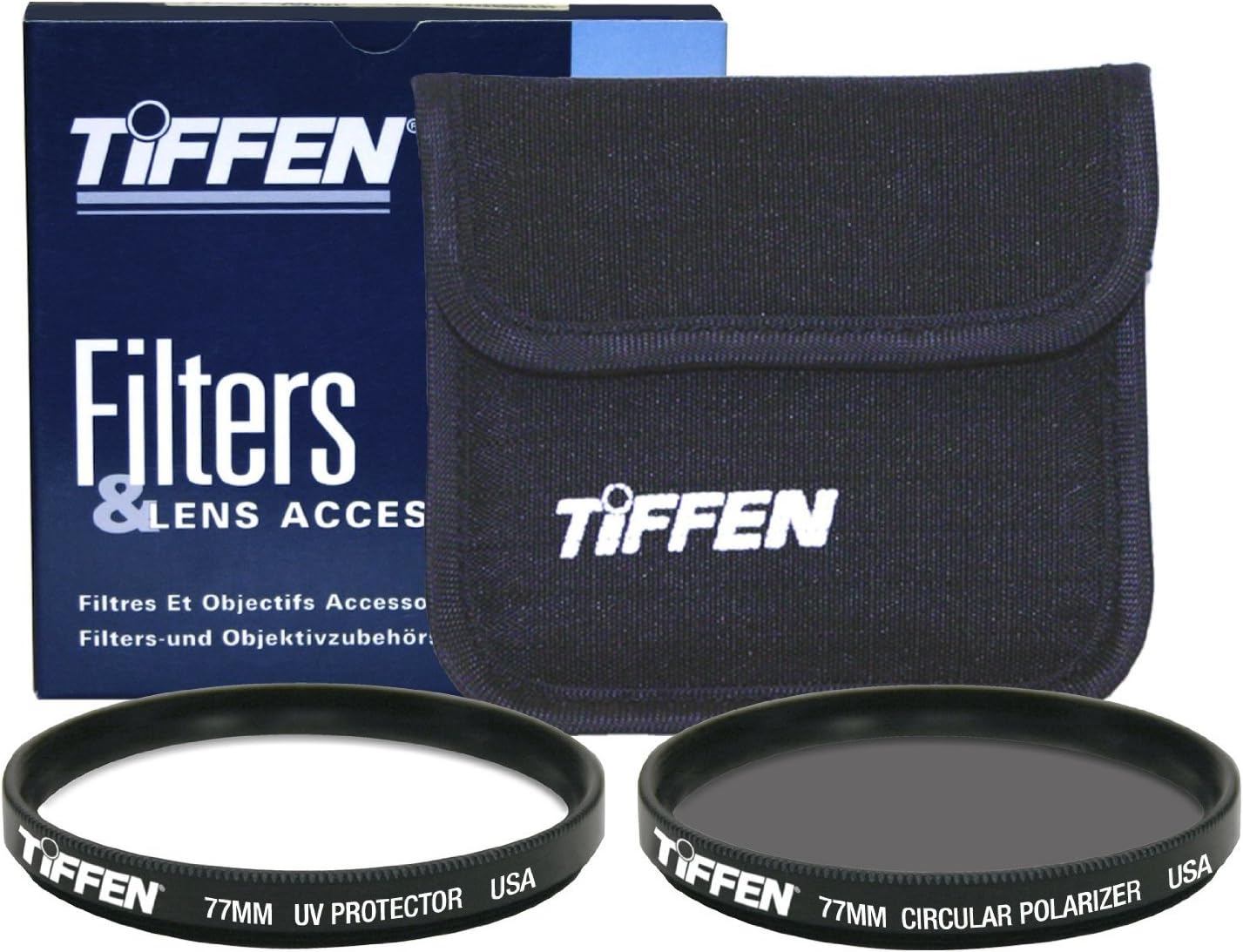 77mm Photo Twin Pack Polarizer And UV Protective Filter