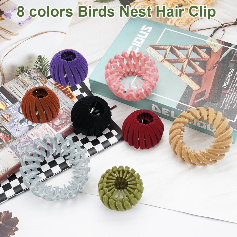 Bird Nest Magic Hair Clip - Expandable Hair Bun Maker Hair Accessories for Women Ponytail Holder Hair Bun Clip for