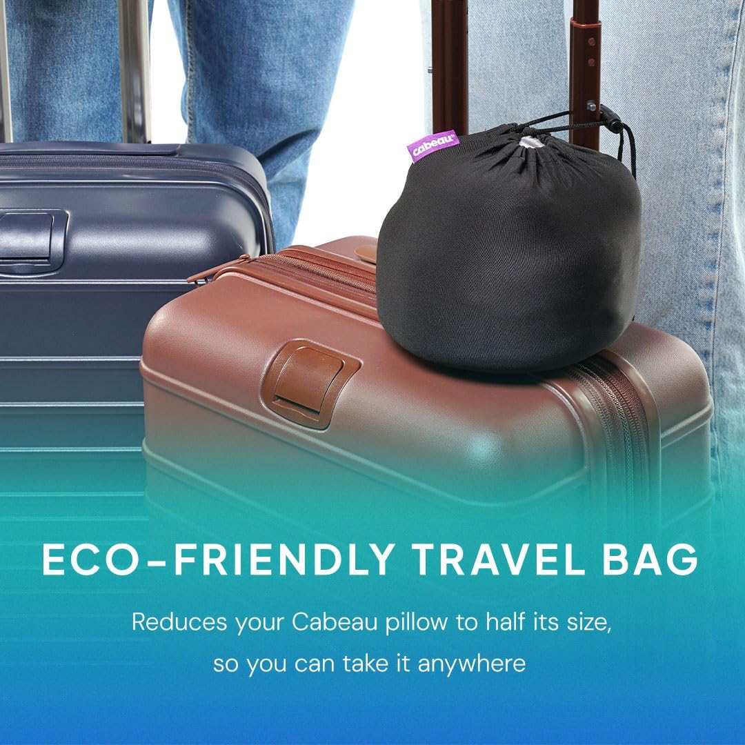 Softest Neck Pillow Ever for Travel – Evolution Earth Deluxe – 360° Head, Neck and Chin Support for Sleeping –
