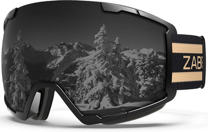 OTG Over Glasses Ski Goggles,Snow Snowboard Goggles,Adult Men Women Youth,Anti-fog 100% UV Protection Stylish Comfy