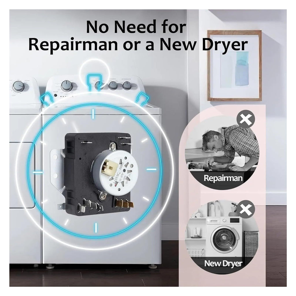 Dryer Timer,Compatible for Whirlpool,Compatible for Maytag WGD5300VW1